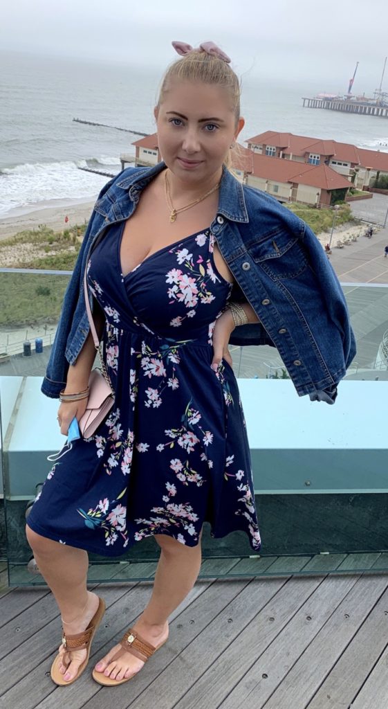 Summer dress with jean jacket